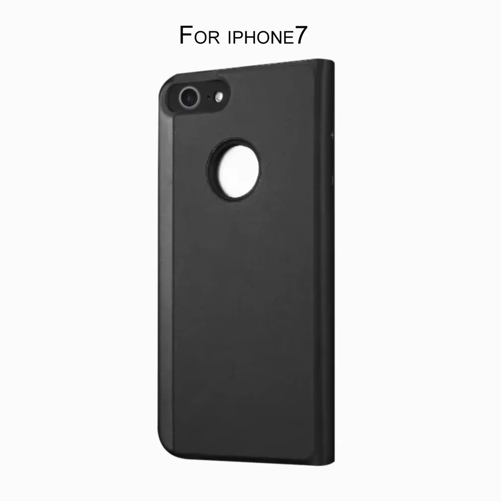 Модный умный зеркальный Прозрачный чехол для телефона из искусственной кожи