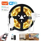 3 цвета светодиодные лампы смарт-лампы светодиодные полосы WIFI диммер естественные белые огни Google Home Alexa совместимая Светодиодная лента Tira подсветка