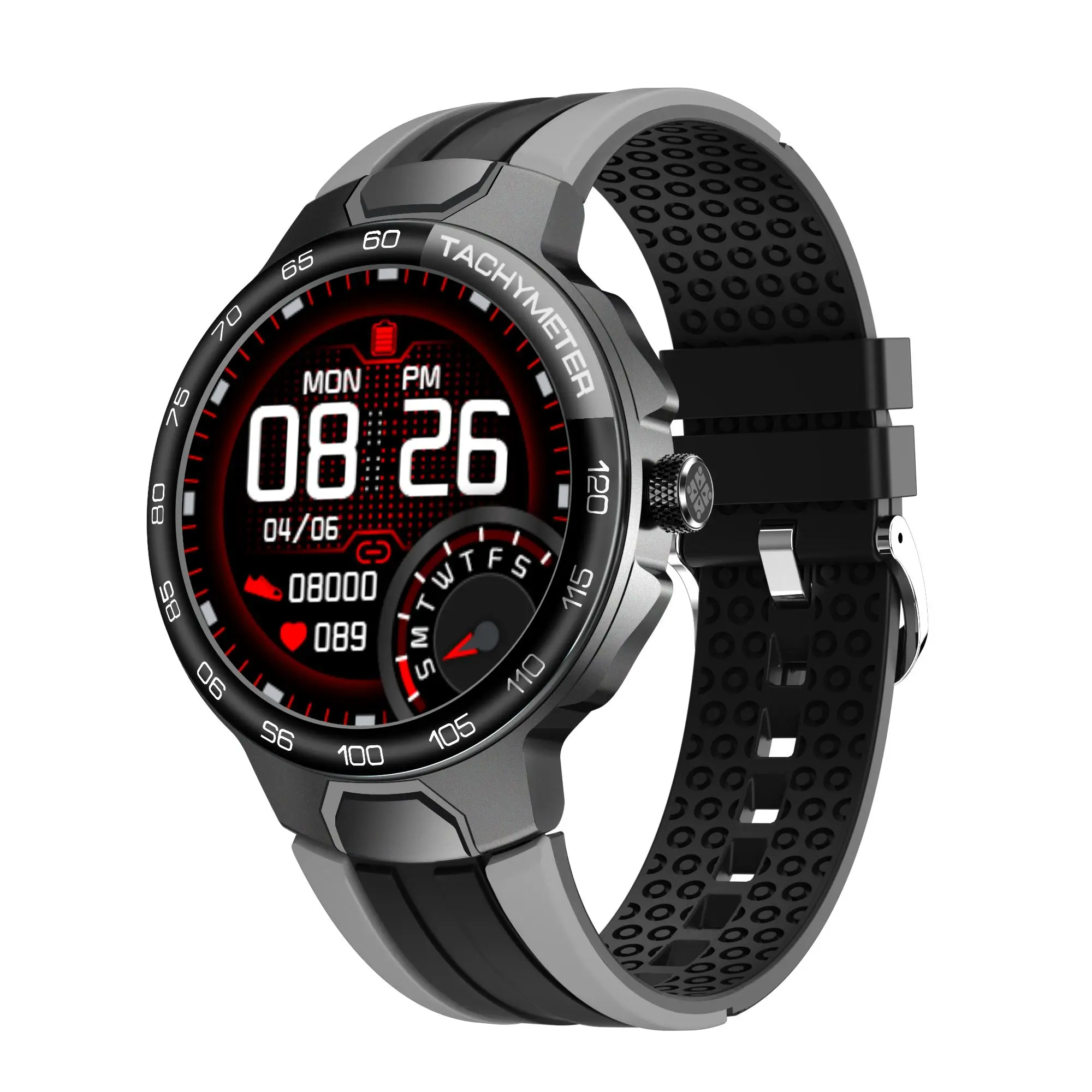 

Smart Watch 24 Sports Modes E15 For Men Sports Watches IP68 Waterproof GPS Track Heart Rate Blood Pressure Weather Smartwatch