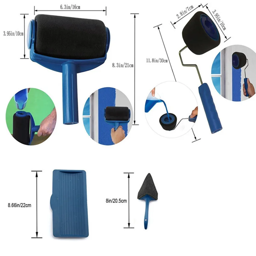 5 шт. набор кисточек для самостоятельного нанесения краски инструментов ручного