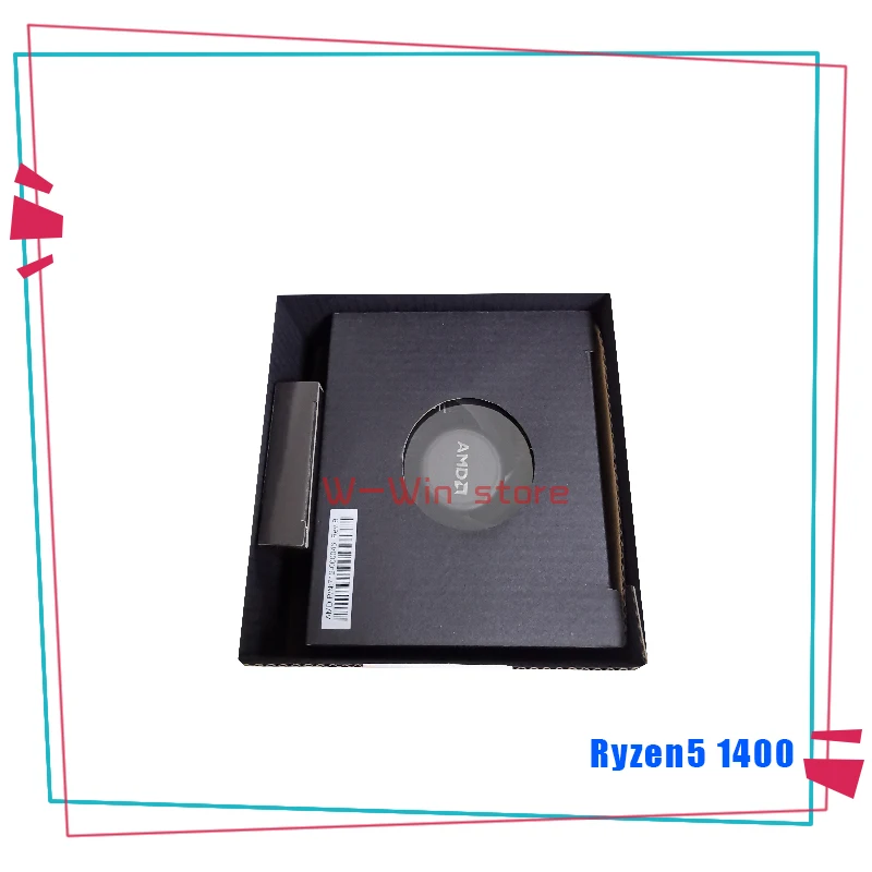 Процессор AMD Ryzen 5 1400 R5 1400 3,2 ГГц четырехъядерный процессор YD1400BBM4KAE разъем AM4 с охлаждающим вентилятором