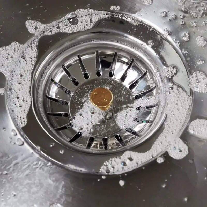 Kitchen Sink Strainer Colanders Filter Stainless Steel Sewer Drain Hair Catcher Stopper Cover Gadgets Bathroom Banheiro | Обустройство