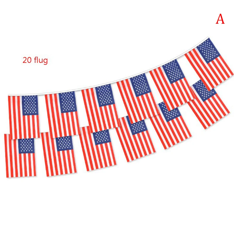 Баннеры небольшой США День Независимости веревка флагов набор баннеры флаги