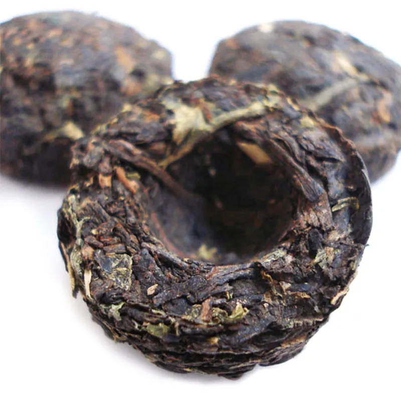 Laocang Mini Shu Pu-erh Tuo Cha клейкий Аромат Риса спелый Pu'er Tuocha