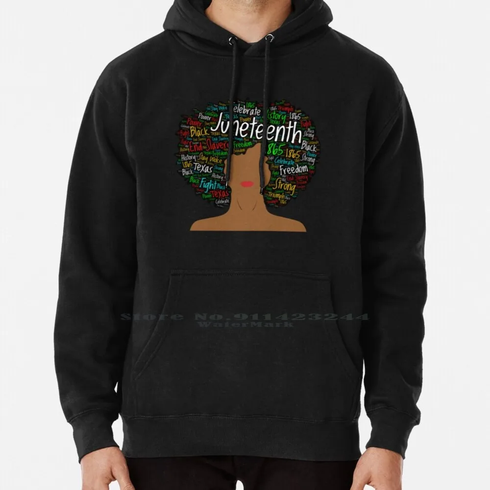 Ful Afro Hoodie Sweater 6xl Cotton Black History Natural Hair Juneteenth End Slavery July 4th Black People