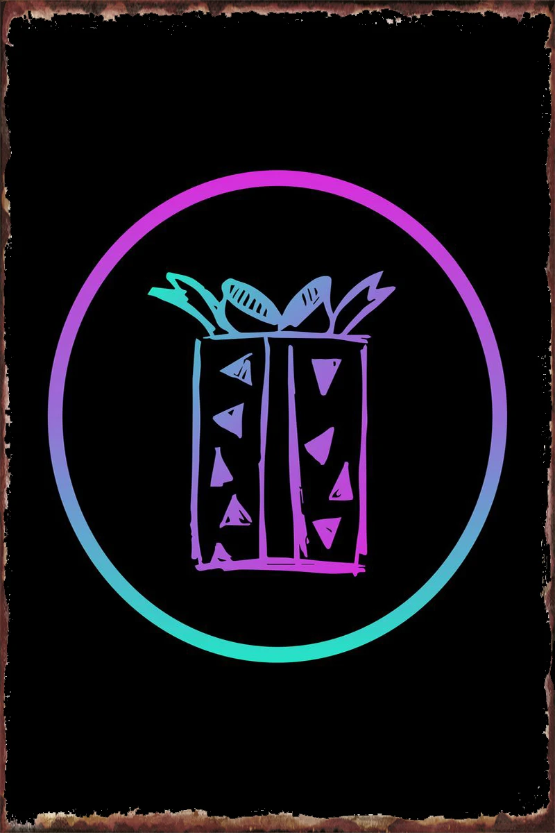 

Неоновый праздничный подарок, украшение для 10 комнат в стиле ретро, винтажная металлическая вывеска, жестяные тарелки, Настенный декор для ...