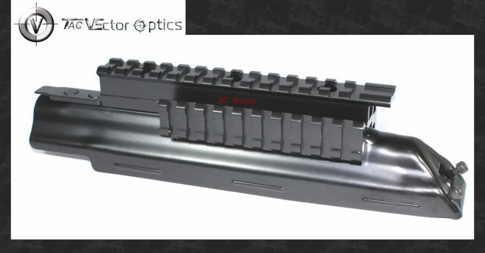 Векторная оптика AK RIS Handguard Quad Rail system Mount fit AK 47& 74 Жженый бронзовый цвет для лазерного фонарика прицел винтовки прицелы