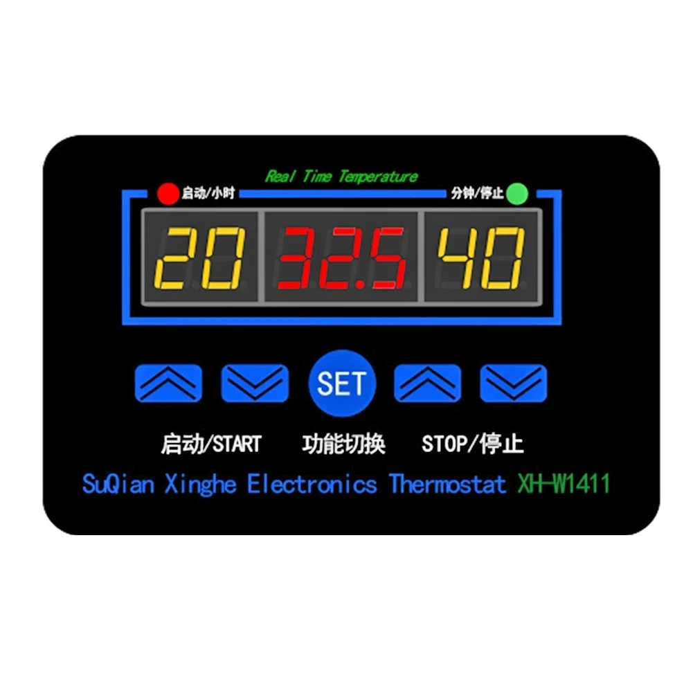 

XH-W1411 Thermostat LED Digital Temperature Controller DC 12V AC 110V 220V 10A Switch Thermometer Smart Temperature Regulator