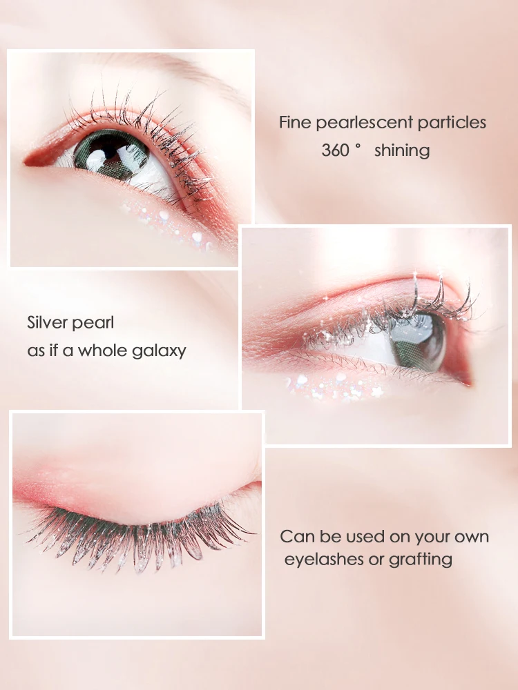 Алмазная блестящая тушь для ресниц Водостойкая наращивания профессиональная Rimel