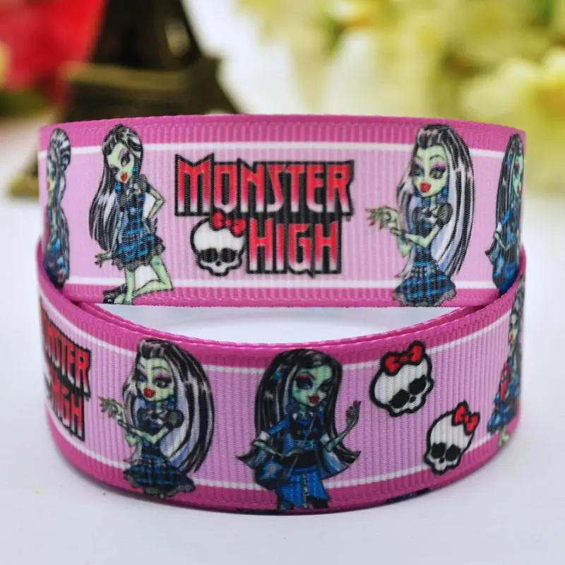 22 мм 25 38 75 Monster High лента с принтом из мультфильма франки Штайн вечерние украшения