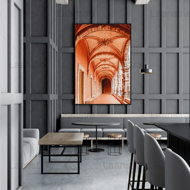 

HD Posters And Prints Home Decor Chinese & European Retro Architecture Photo Wall Art Canvas Painting Living Room Wall Picture