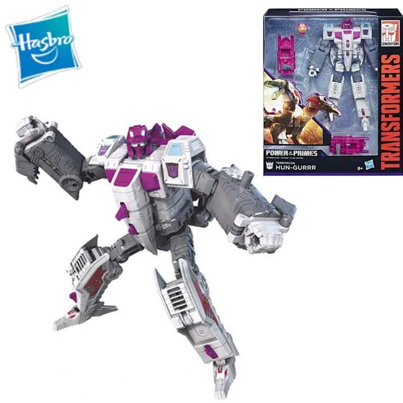 

7Inches Hasbro Transformers Voyanger Power Primes Hun Gurrr Transformer Toys Action Figure PVC Model Collection Gift 3C Ages 8+