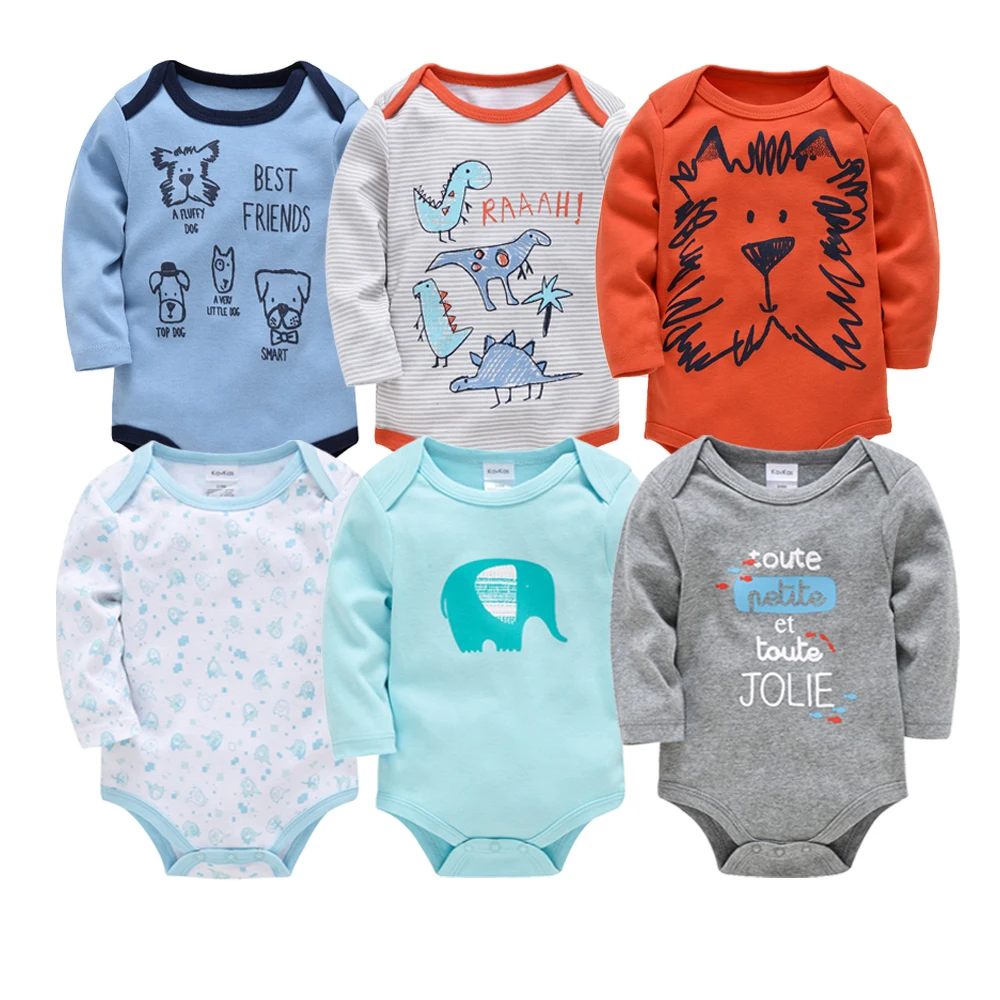

2021 Infant Baby Boy Rompers Long Sleeve 100% Soft Cotton ropa de bebe Jumpsuit Babies Girls Clothes Toddlers Overalls Outfit