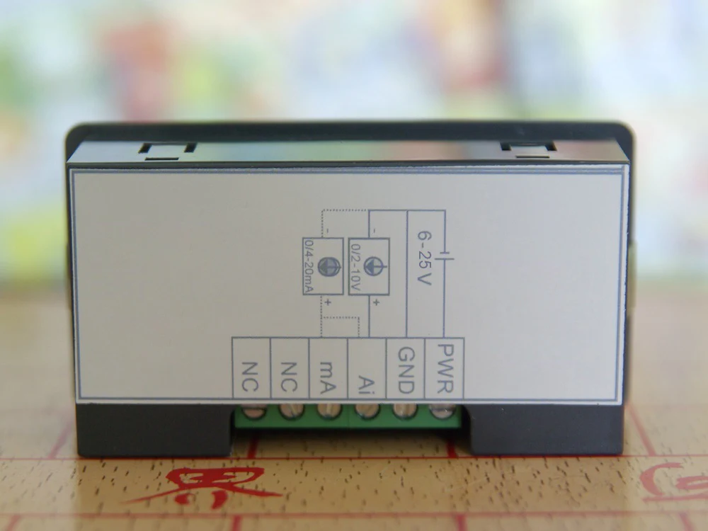 Digital Display Meter 0-10V 0-20mA 2-10V 4-20mA Analog Signal Input Indicator Process Panel Relay Out RS485 Port | Инструменты