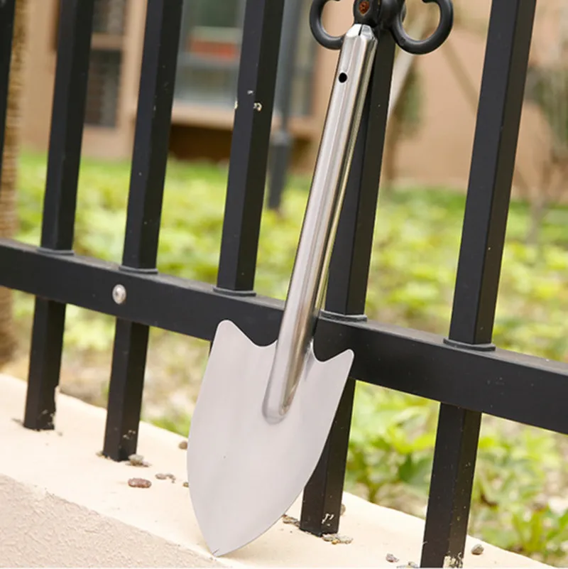 HS инструменты нержавеющая стальная садовая лопатка прочная наружная Лопата для