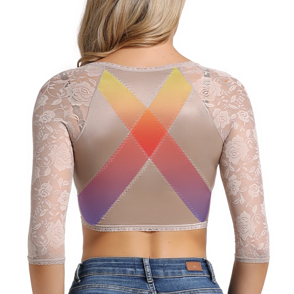 Корсет для спины пояс коррекции осанки кружевной формирователь Корректирующее