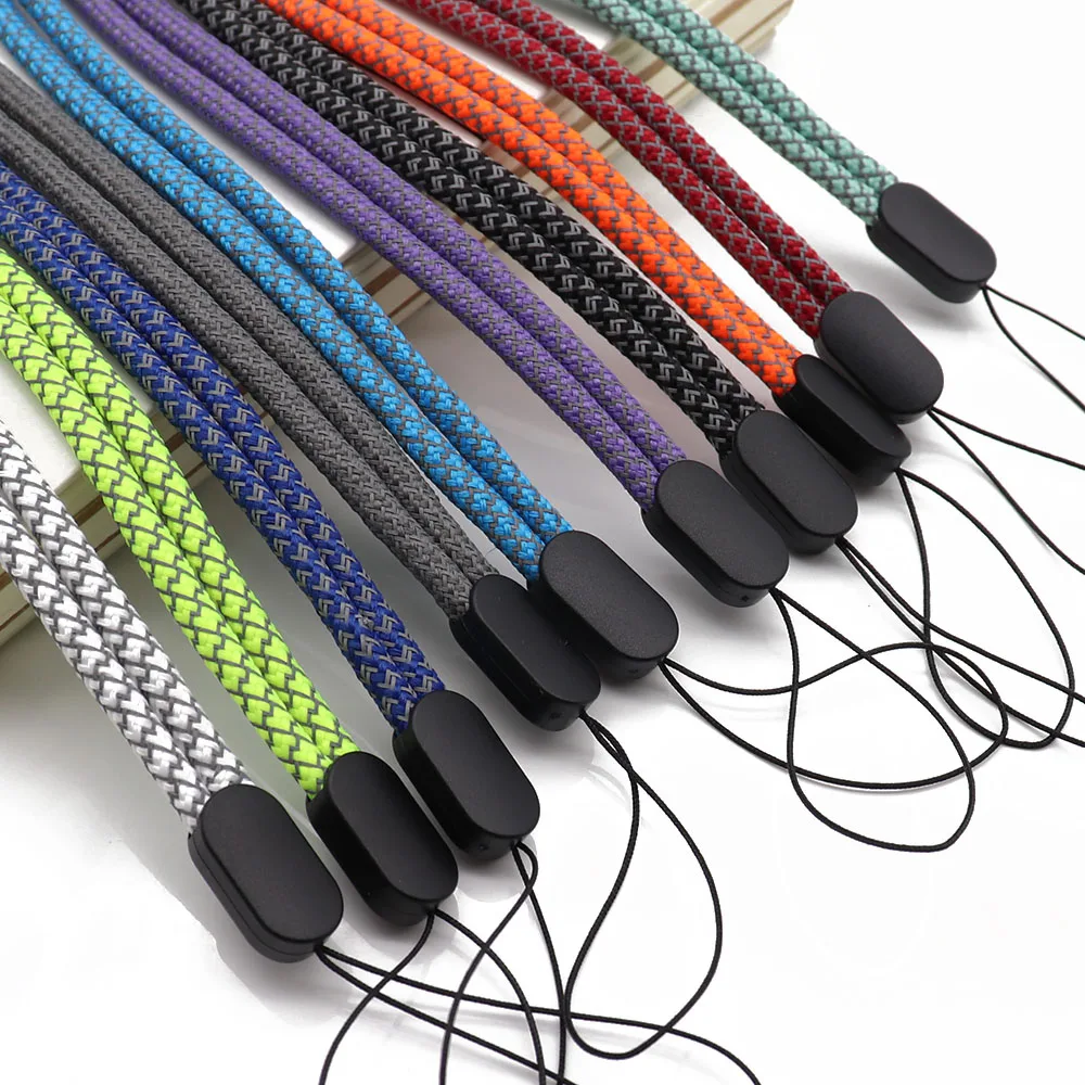 Hot Mobile Phone Straps USB Key Short Lanyard Adjustable Walkie Talkie Hand Strap Wrist Rope Audio Anti-lost Lanyard