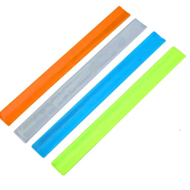 10 шт. 3x30 см светоотражающий браслет, браслет, браслет для спорта, бега, езды на велосипеде, безопасная видимость