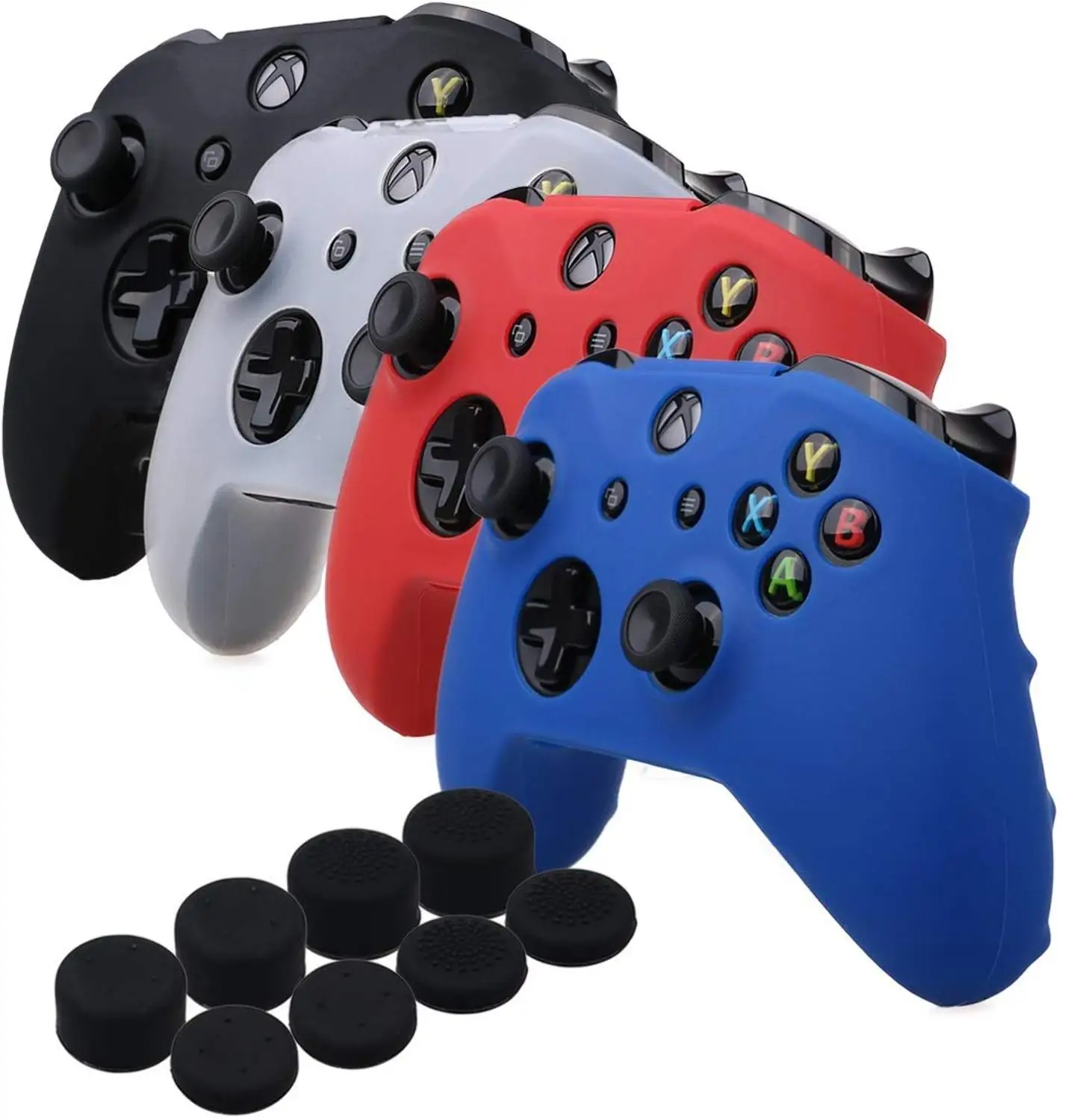 Силиконовый защитный чехол ZOMTOP для XBox One X S, защитный чехол для контроллера, защита для переноса воды, камуфляжная крышка, крышки для ручек