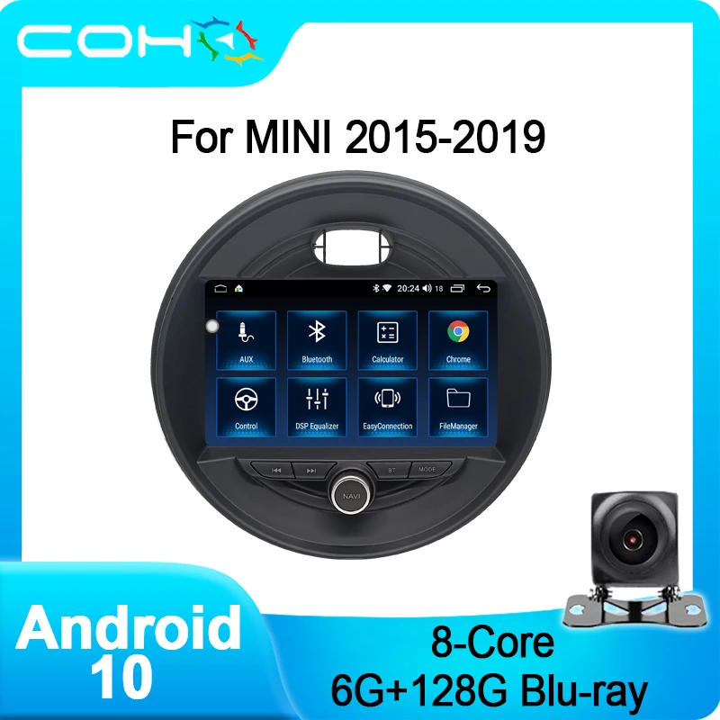 Для BMW MINI Cooper F54 F55 F56 F60 2015 2019 автомобильный Dvd мультимедийный плеер Радио Android 10 0 Octa