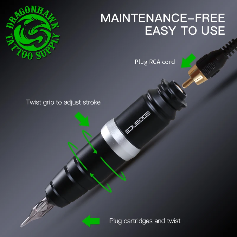 Dragonhawk мотор роторная ручка тату машина набор татуировки Топ источник
