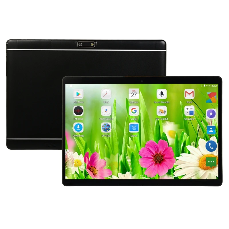 

Smart Tablet 10 Inch Tablet Dual SIM 3G Call IPS HD Sn Dual Camera Quad Core