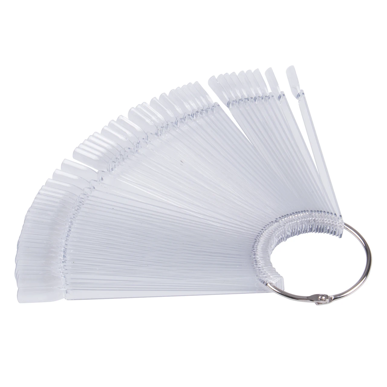 Прозрачный/белый 50 фальшивых витрин для дизайна ногтей колесо полировки