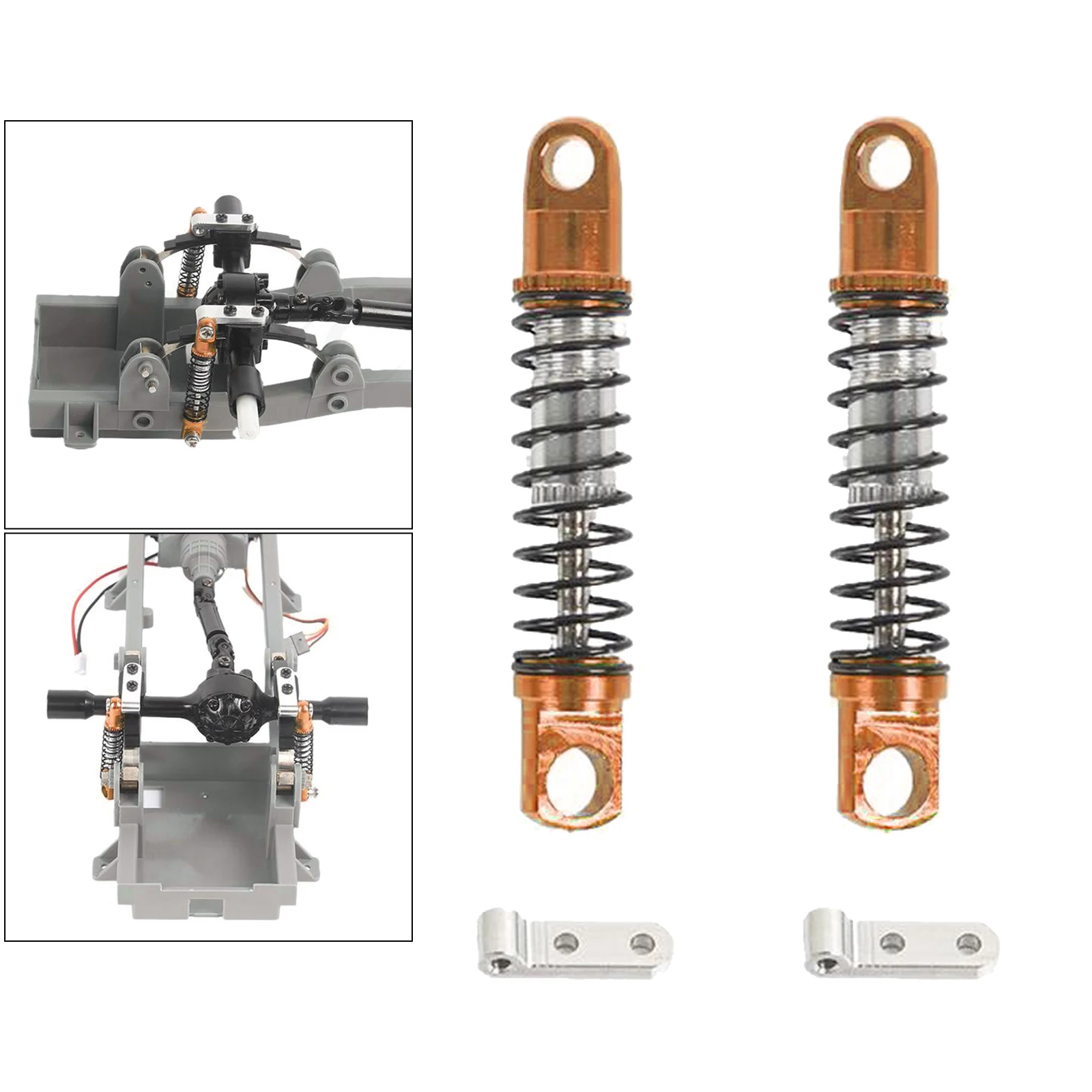 2 шт rc алюминий амортизатор пр
