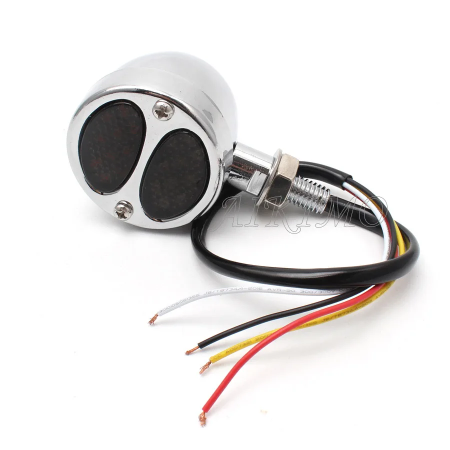 10 мм пуля мотоциклетный светодиодный индикатор поворотов тормозной задний