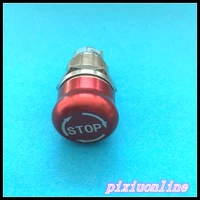 19mm metal manual scram switch emergency stop switch rotate push self locking knob switch yt1075 drop shipping