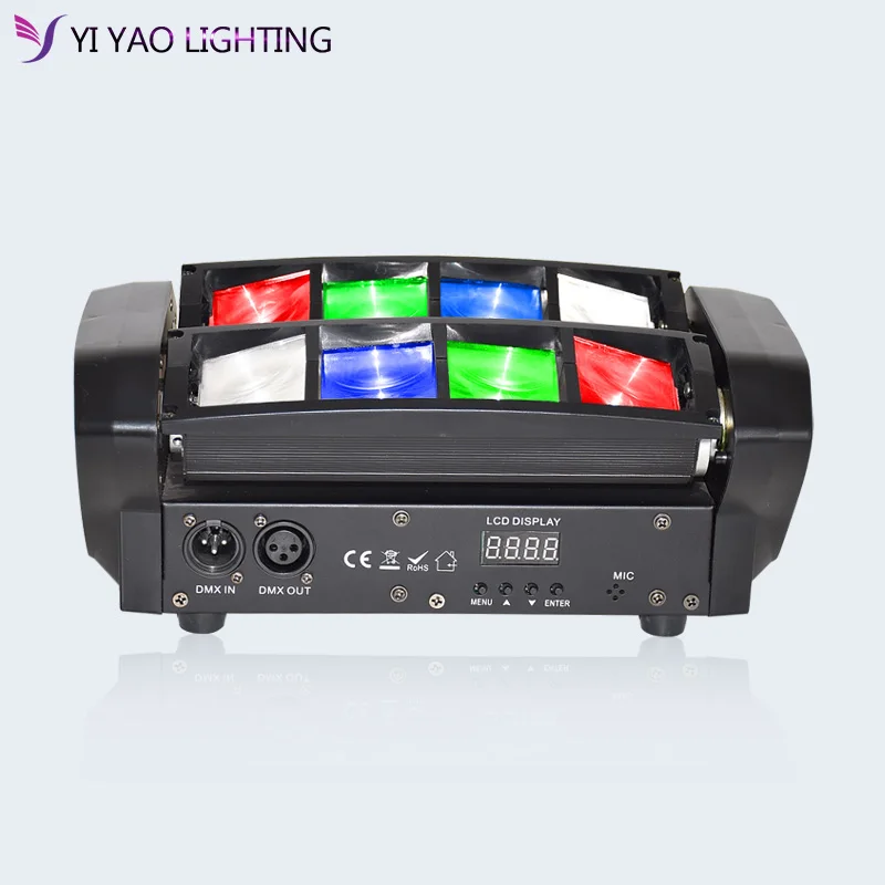 Миниатюрный светодиодный лучевой светильник 8x6 Вт RGBW хорошее качество