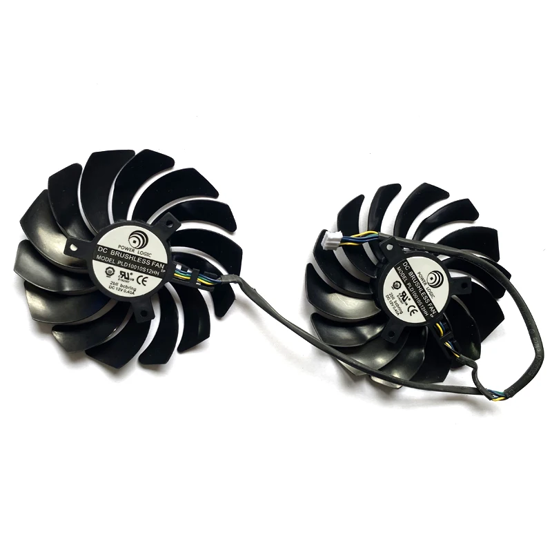 new 95mm pld10010s12hh 4pin gtx980 gpu fan for msi radeon r9 380 armor 2x gtx 1060 970 rx580 graphics video card cooling fans free global shipping