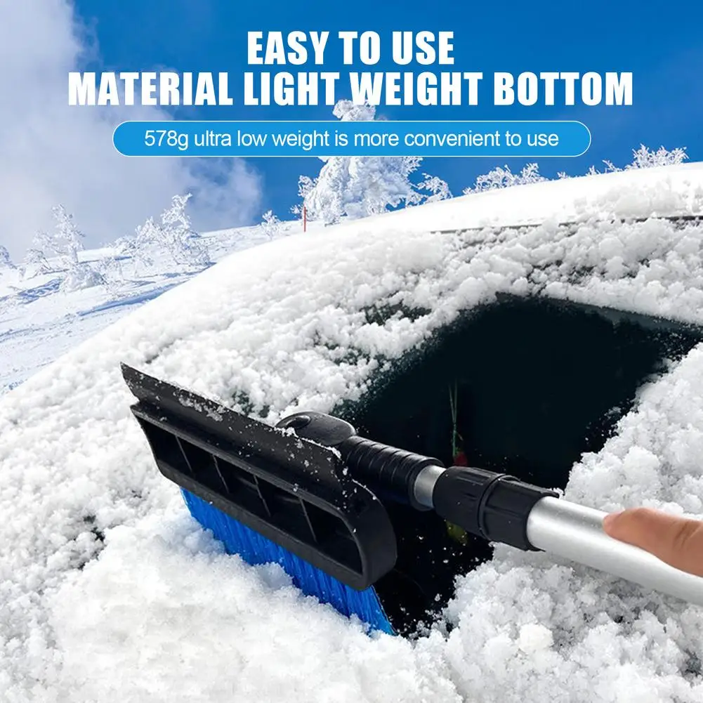 Регулируемая 36 щетка для снега и льда со скребком вращающийся на 180 градусов