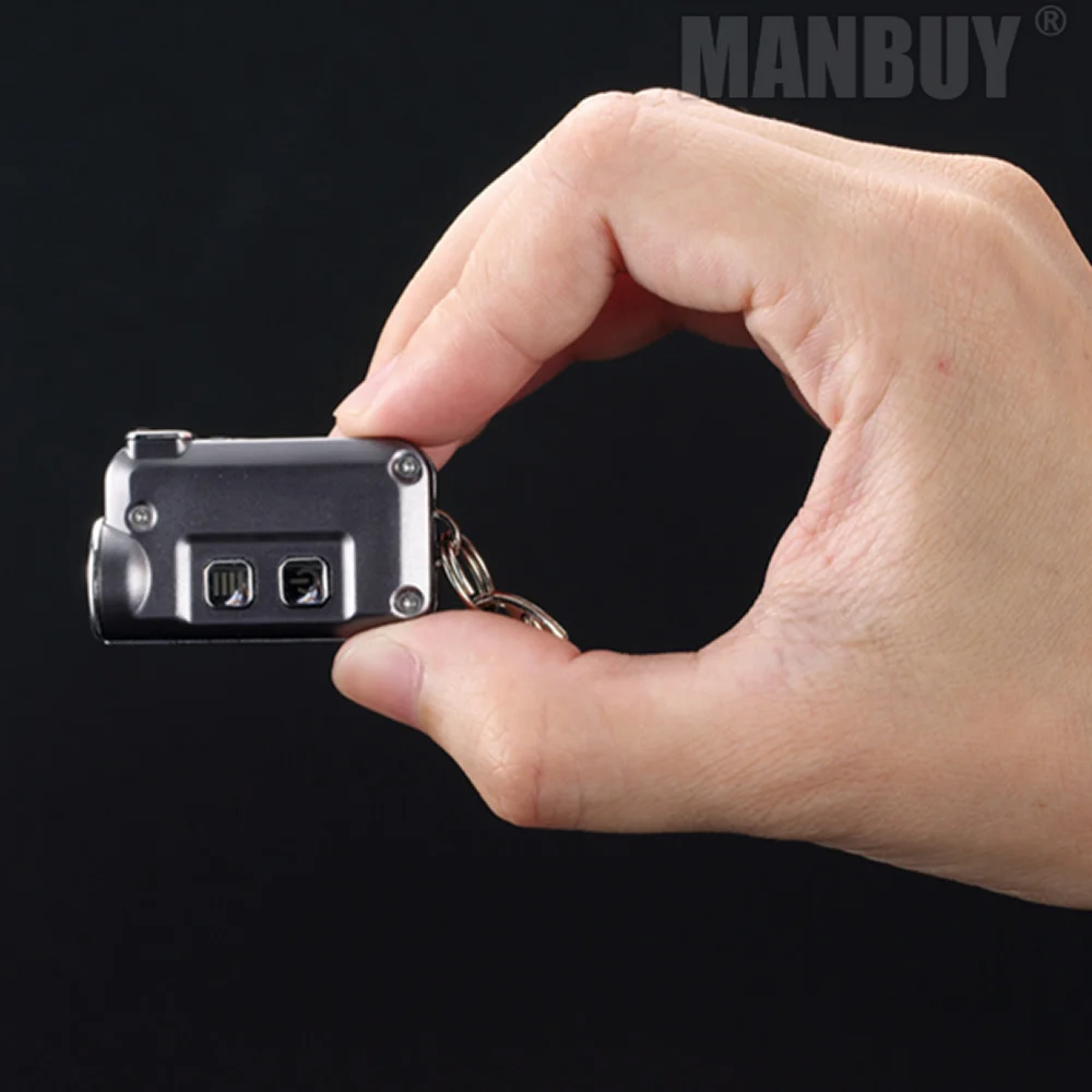 NITECORE TINI брелок Светильник 380 люмен CREE XP-G2 S3 светодиодный USB Перезаряжаемый встроенный аккумулятор Кнопка вспышки светильник Открытый мини EDC