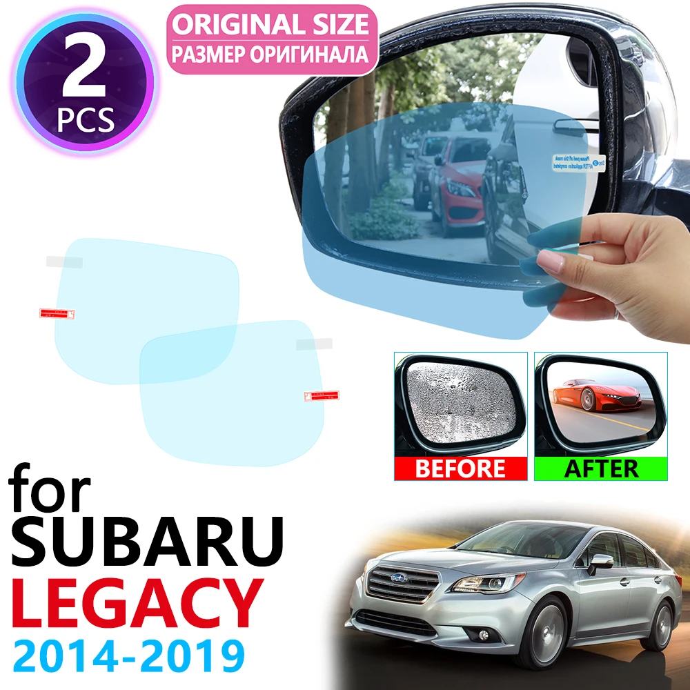 Для Subaru Legacy WRX STI B4 2014 ~ 2019 полное покрытие зеркала заднего вида непромокаемая
