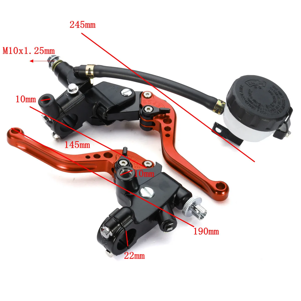 

New 7/8" 22mm Motorcycle Brake Clutch Lever Pump Master Cylinder Fluid Reservoir Universal For Honda/Yamaha/Suzuki