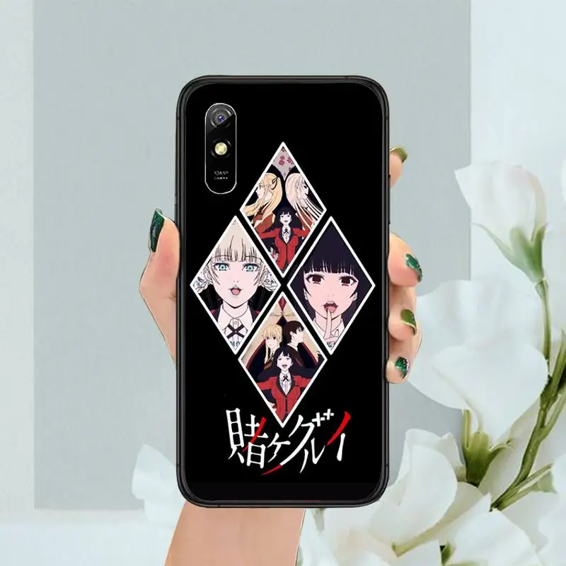 

Crazy Excitement Manga Kakegurui Phone Case For Xiaomi Redmi note6 8 9 pro 7a 8T 9S K20 4X