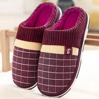 women shoes soft warm slippers ladies winter home slippers house plush non slip shoes rubber slides bedroom couple footwear 2021