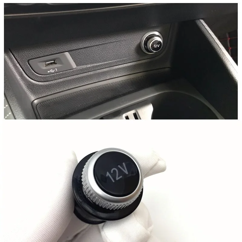 Cigarette Lighter Cover Chrome Plated Plug For A3 A4 A5 Q2 Q7 R8 8W0 919 12V | Автомобили и мотоциклы