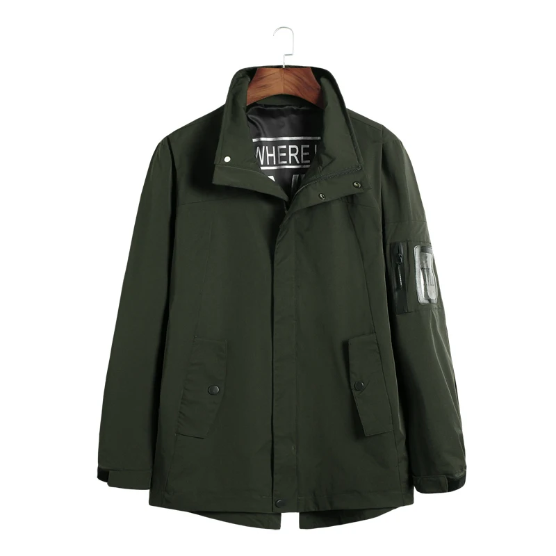 

big plus size 8XL 7XL 6XL Brand New Clothing Bomber Fashion Jacket Spring Casual Manteau Homme Men's Elastic Jacket Coats