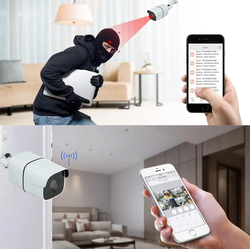 WOFEA наружная Водонепроницаемая камера Tuya сетевая Wifi ip Беспроводная умная WiFi Wi Fi