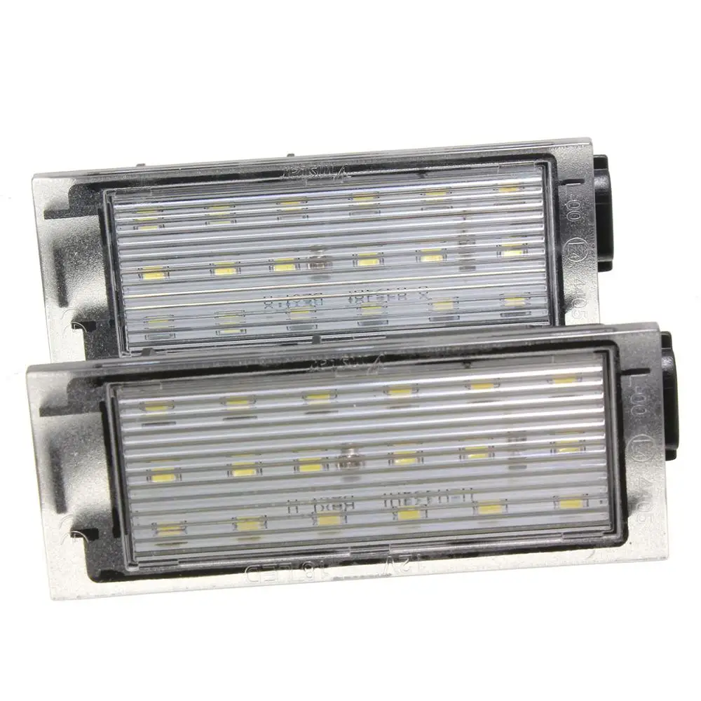 Лампа для номерного знака белая 18 светодиодный одов 2 шт. 12 В|Сигнальная лампа| |