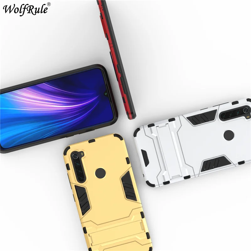 Чехол для Xiaomi Redmi Note 8 Чехол ударопрочный каучук силиконовый бронированная крышка для Xiaomi Redmi Note 8 чехол Redmi Note 8 чехол