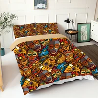 3d comforter bedding sets different masks pattern double bedspread with pillowcases individuality home textiles