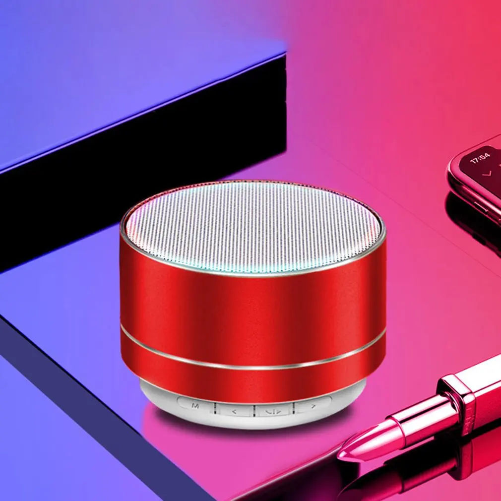 Металлическая Беспроводная Колонка A10 портативная маленькая домашняя колонка