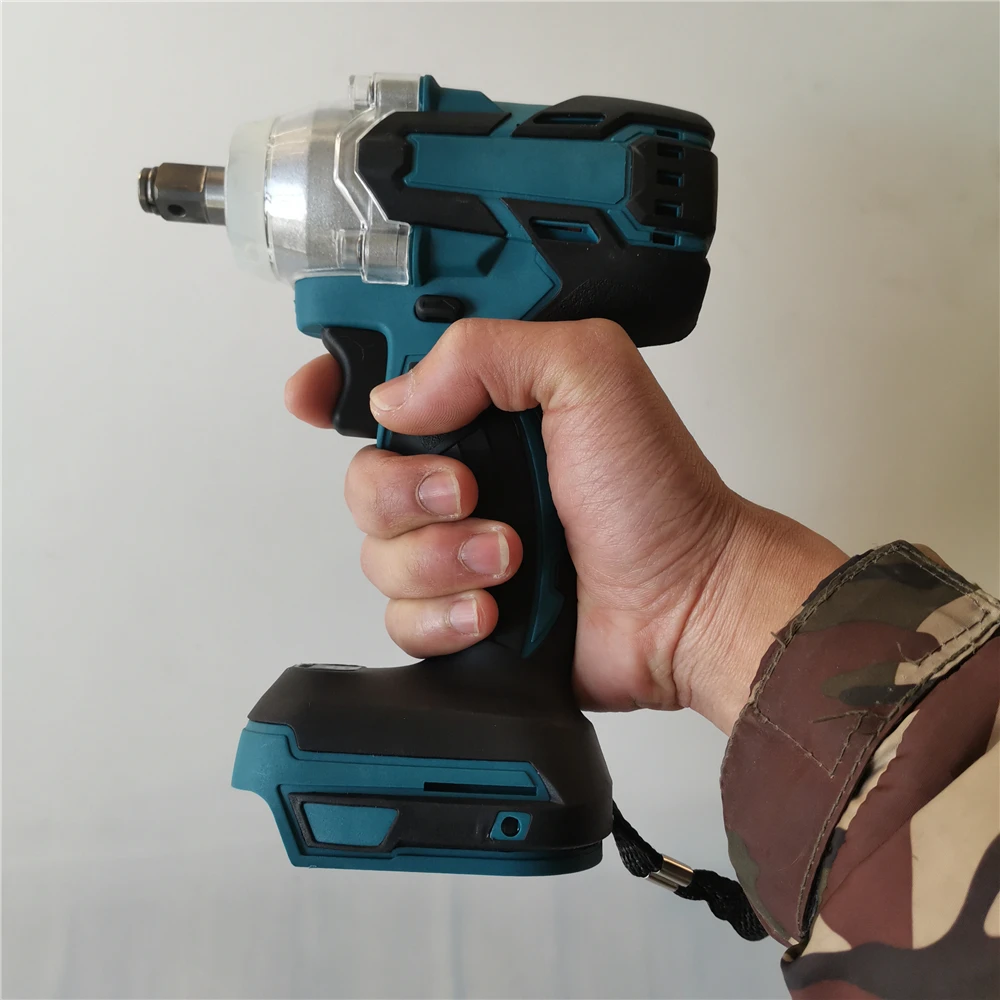 Электрический перезаряжаемый бесщеточный ударный гайковерт 18 в 1/2 нм