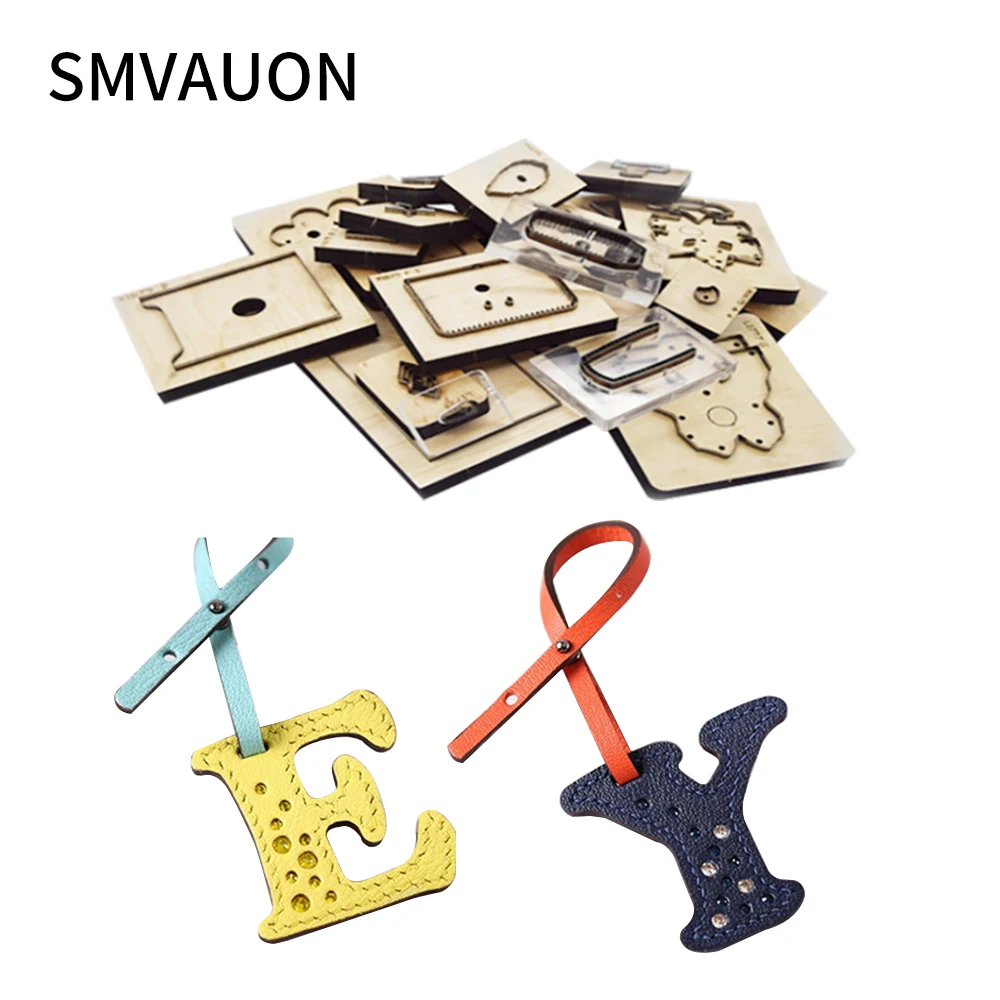 

Letter Pendant Cutting Dies Leather Knife Cut Die Customized Key Ring Making Decor Supplies Dies Template