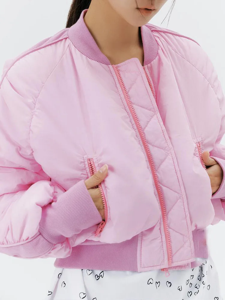 

summer new women's clothing all-match pink sweet and age-reducing fashion bomber jacket jacket