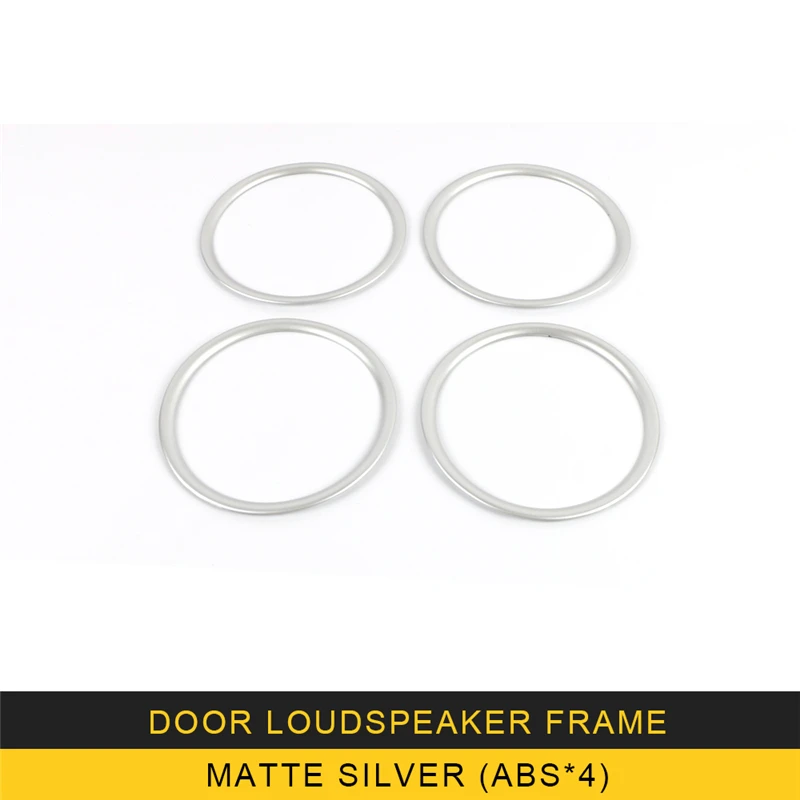

CAR MANGO Door Loudspeaker Frame Cover Trim Frame Sticker Interior Accessories for Ford KUGA Escape 2017 2018