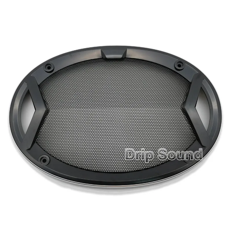 Сетчатая Крышка для автомобильного аудио декоративная круглая металлическая